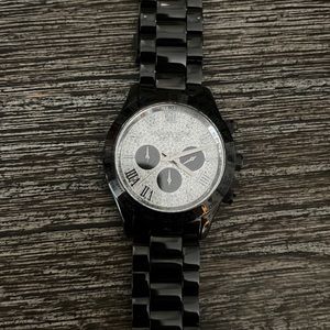 Michael Kors black bling watch 5668